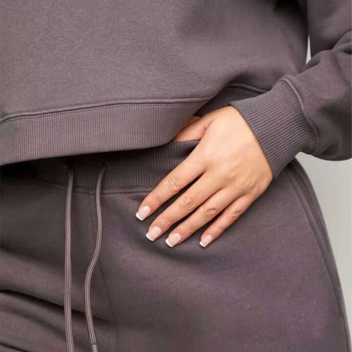 Winter Fashion Casual Hoodie Streetwear Women's Crop Top Sweatshirt Woman Cotton Pullover Hoodies