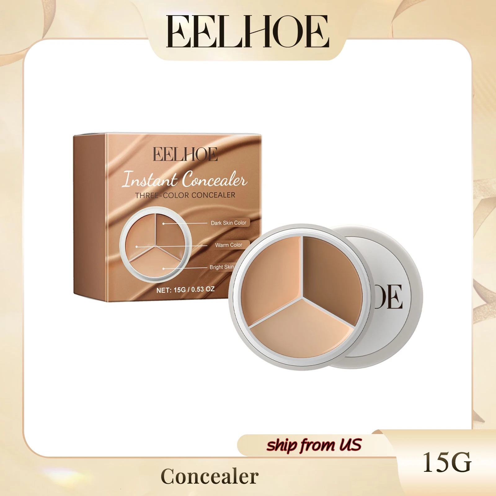 Eelhoe Cover With Concealer To Eelhoe Cover Facial Blemishes Pimples Tears Dark Circles Under Make Face For A Natural Look 250222