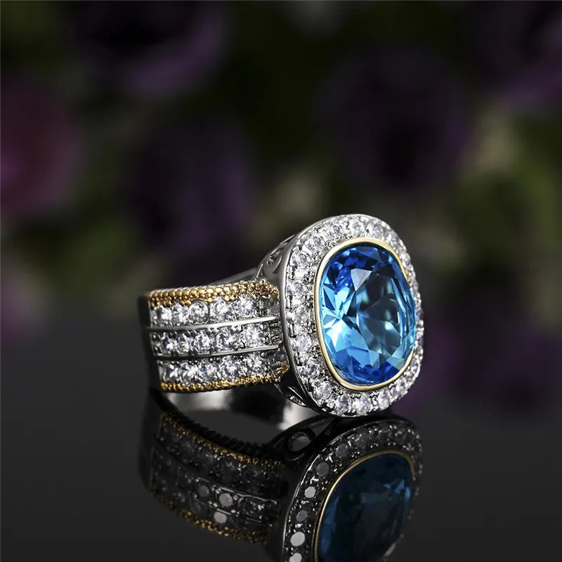 925 Sterling Silver Oval Crystal Ring for Women Full Paved Shiny CZ Wedding Anniversary Jewelry Gift for Lovers 250218