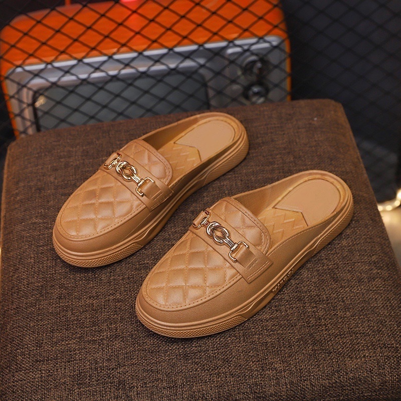 2025 New High Quality Leather Sandals Designer Outdoor Women's Slippers Beach Indoor Women's Shoes Casual Shoes Free Shipping