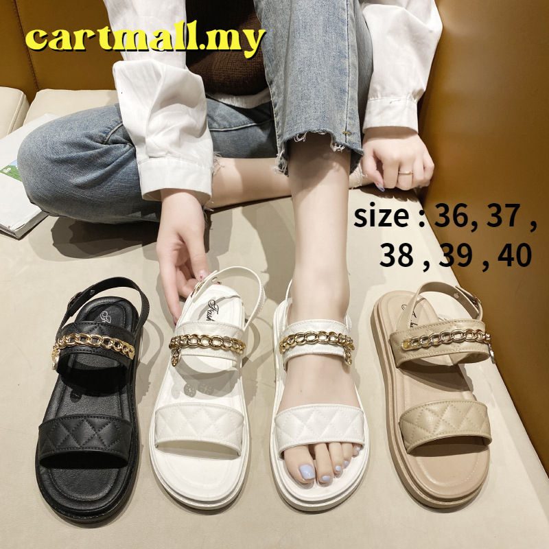 Slippers 2025 Plaid Buckle Strap Sport Sandals Women's Casual Shoes Open Toe Beach Anti-slip Platform Sandals Flat Sandals Ladies Shoes 2305