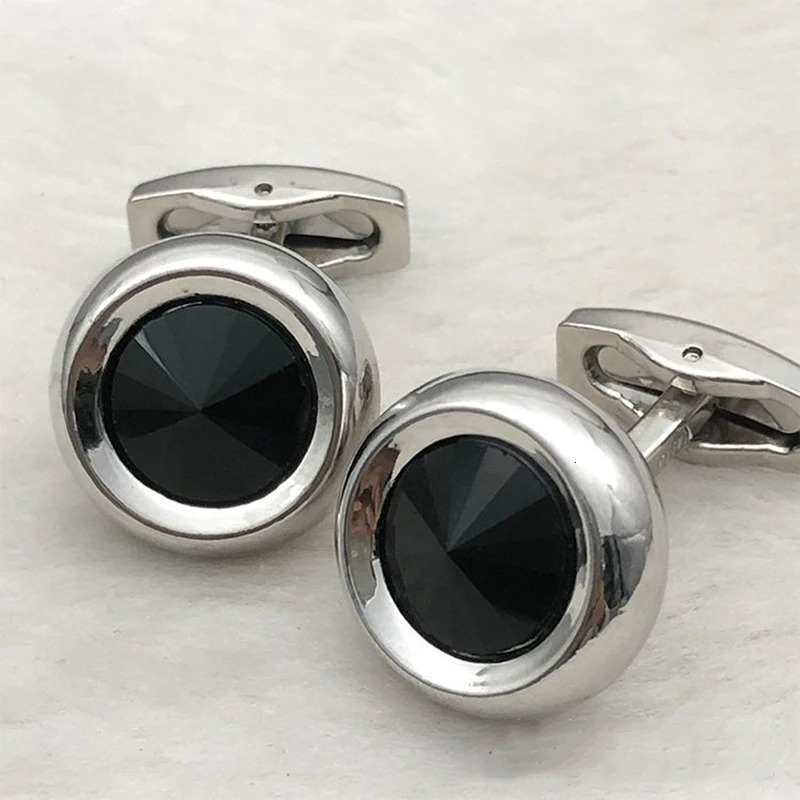 FLEXFIL shirt cufflinks for men cuff buttons cuff links High Quality crystal wedding abotoaduras Jewelry 250220