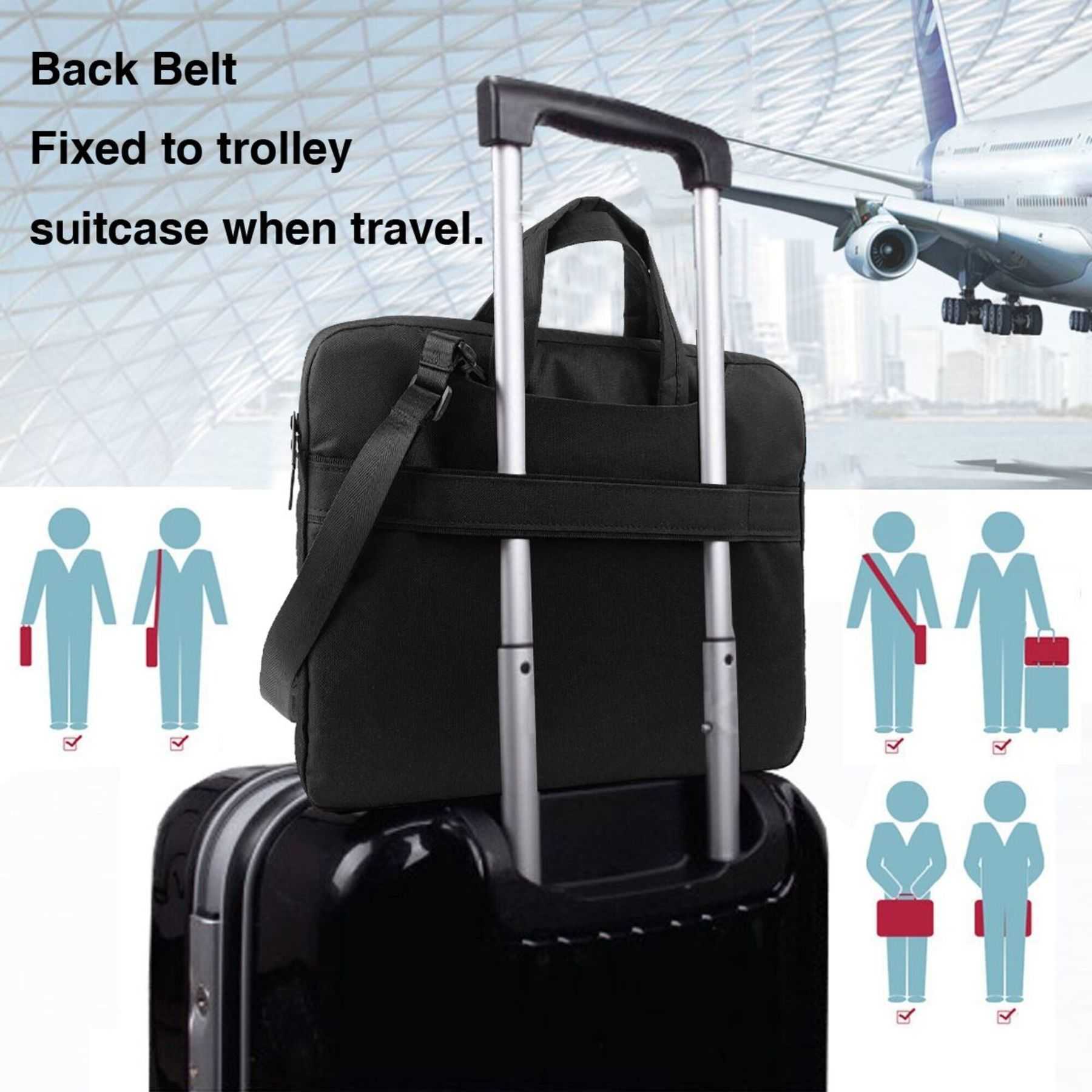 NXY Portable Laptop Bag 13 14 15.6 Inch For Notebook Laptop Notebook Accessories Laptop Sleeve Handbag Computer Pouch Case Storage Bags Hip