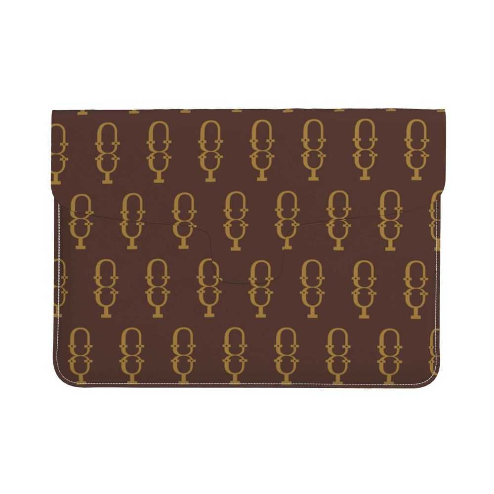 NXY Pu Leather Laptop Sleeve Bag Case Suitable For Notebook Soft Computer Bag Office Briefcase Business Shockproof Laptop Bag Envelope Organizer Bag H