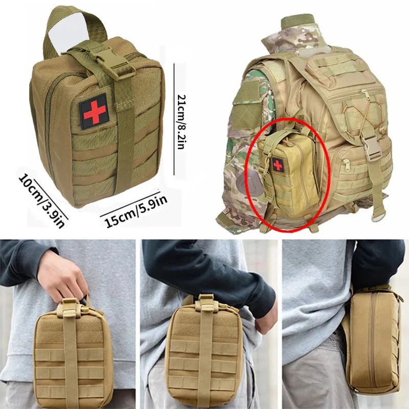Tactical First Aid Kit Kit Emergency Outdoor Military Hunting Vehicle Camping Survival Tool Military Edc Bag 250225 - view 4