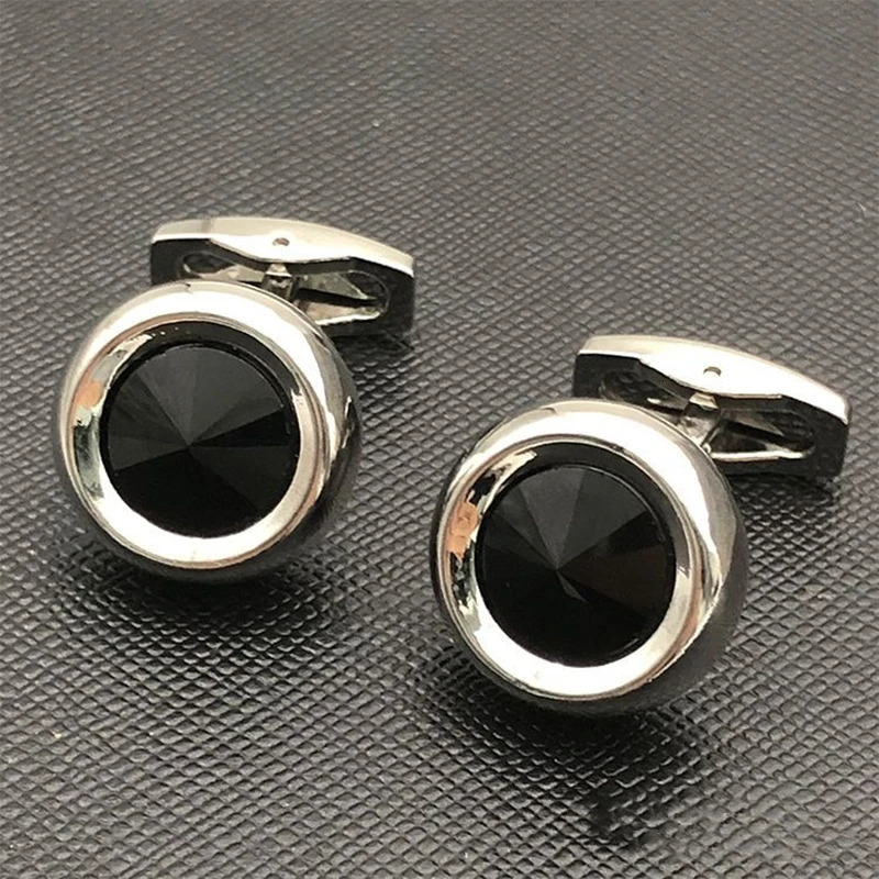FLEXFIL shirt cufflinks for men cuff buttons cuff links High Quality crystal wedding abotoaduras Jewelry 250220