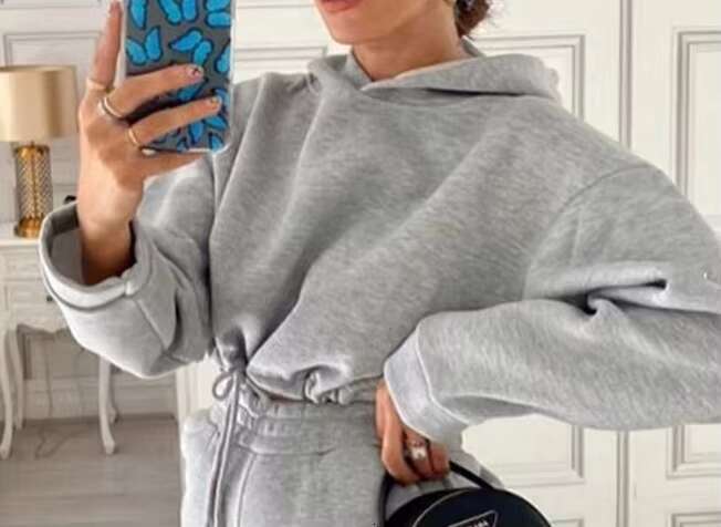 High Quality Long Sleeved Pullover And Women's Hooded Sweatshirt New