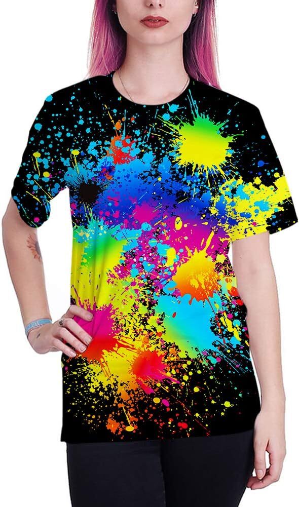 Mens T shirt Unisex 3D Pattern Printed Short Sleeve T-Shirts Casual Graphics Tees tee Casual tops summer clothes Fashion patterns