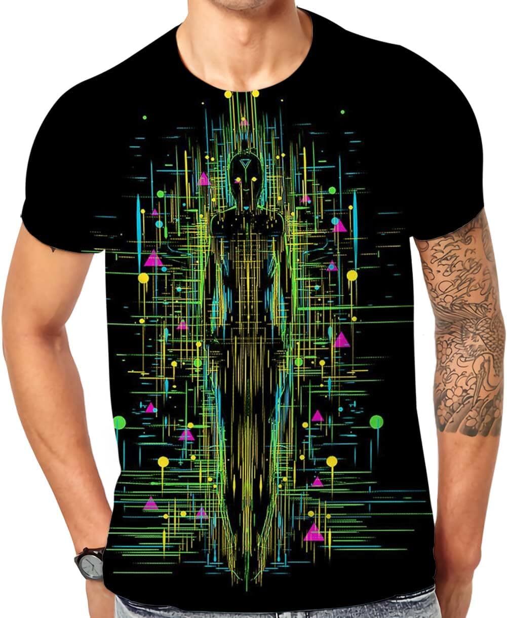 Mens T shirt Graphic T Shirt for Men-Novelty Short Sleeve Tees tee Casual tops summer clothes