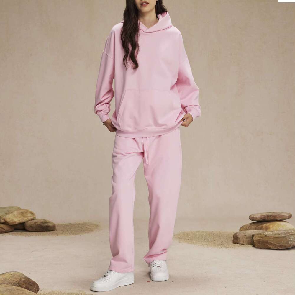 Custom New Autumn Thicken Plus Veet Loose Hooded Sweater Leggings Pants Sports Leisure Suit Women