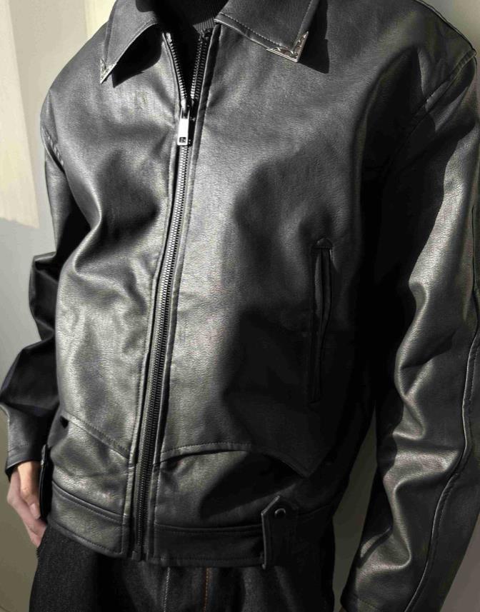 A Niche Spotted Coffee suede A2 Flying Jacket 240802