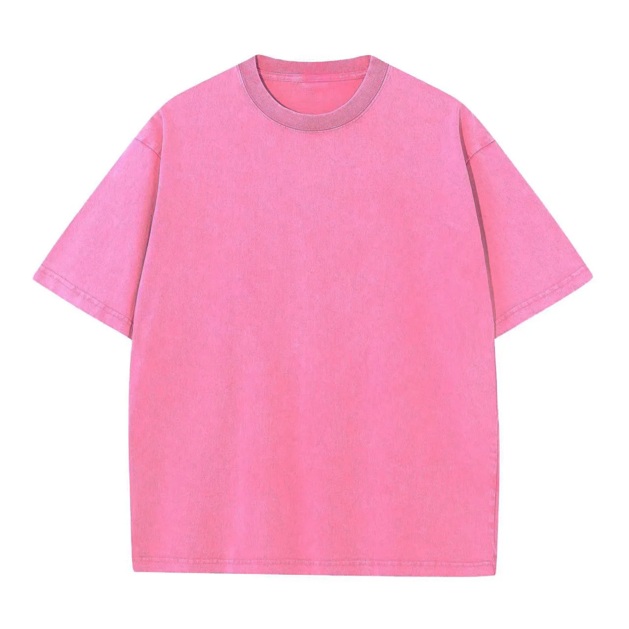Oversized Tshirts for Men Gym Vintage Heavyweight T Shirts Cotton Workout Acid Wash Baggy Tees Solid Street Fashion Tops Unisex 250225