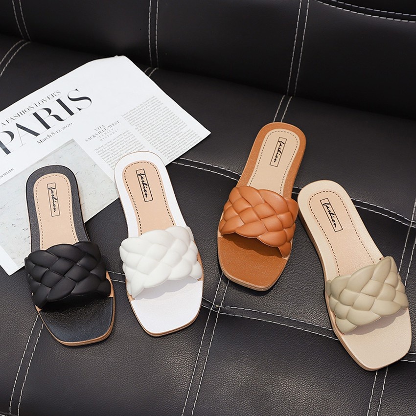 Free Shipping New Slides Designer Slippers Womans Sandals Black Platform Peep Toe Shoes Indoor Home Outdoor Women