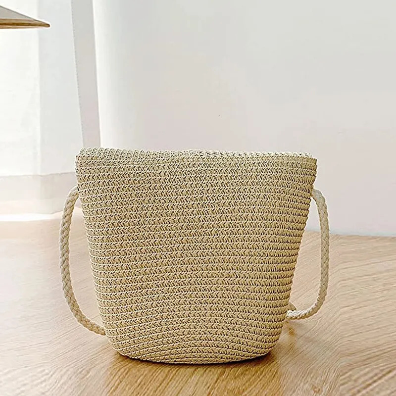 Straw Bag Women Woven Beach Crossbody Bag For Ladies Cute Shoulder Small Handbag 250224