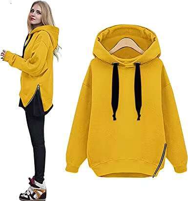 Top Classic Ladies Athletic Pullover Cotton Sweatshirt Loose Many Colors Crop Zip Up Hoodie For Women Best Price