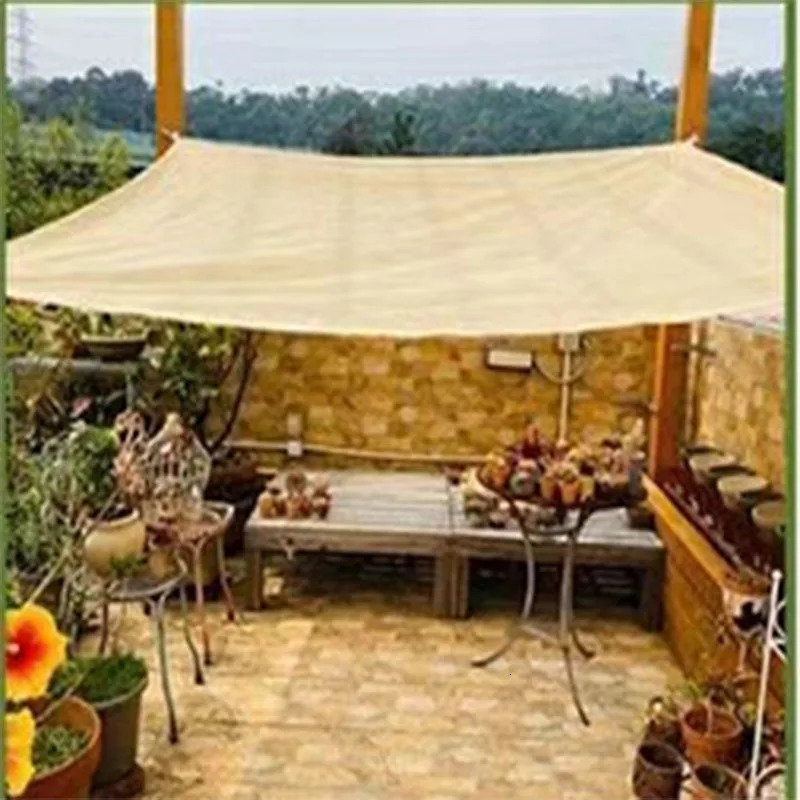 Outdoor garden sunshade net terrace sunshade camping sunshade net UV protection HDPE sunscreen fabric sunshade 250225