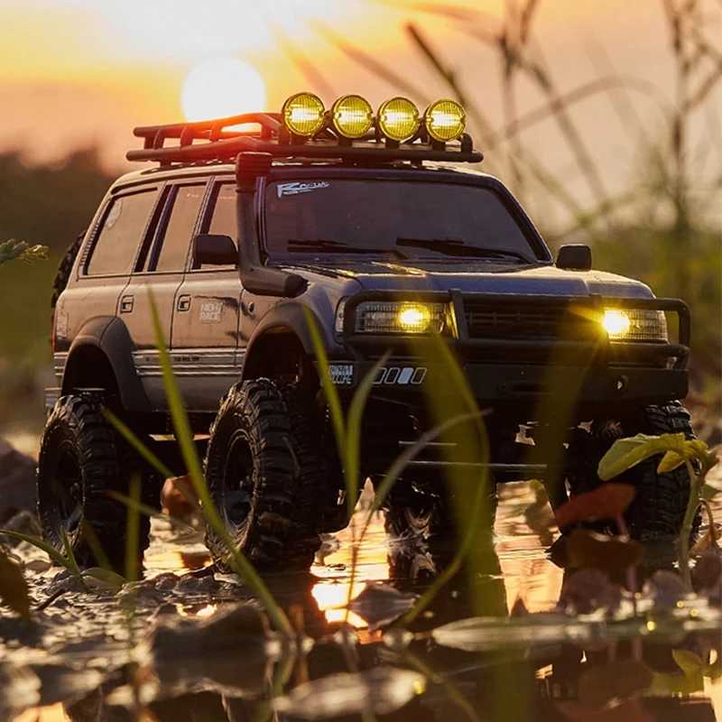 Fms 1/18 FCx18 LC80 Car 2.4G RTR Simulation Two-Speed Gear Rc 4WD Off-Road Climbing Vehicle Model Adult Boys Electric Toys lK99