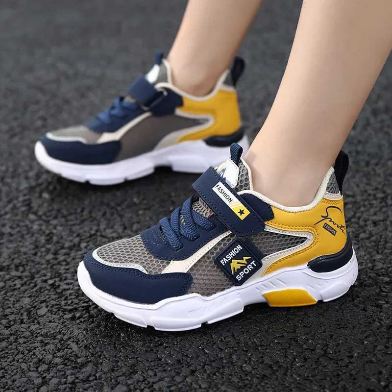 Athletic Outdoor Childrens casual shoes boys Light Student Summer 5 8 9 10 12 13 Years Old Sport Mesh Footwear Fashion Chunky Sneakers Tenis S25226