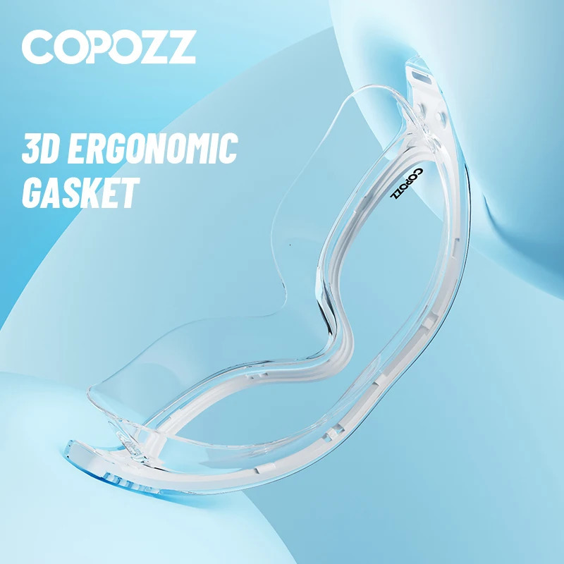 Big Frame Professional Swimming Waterproof Food Grade Silicone Glasses Swim Eyewear Anti-Fog UV Adult Men Women Diving Goggles 250226