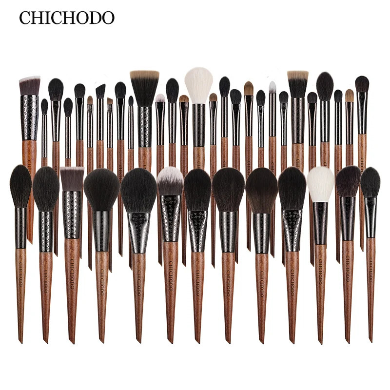 CHICHODOBrus Multiple Choice Sculpture Tube Brush Natural and Synthetic Hair Makeup Brush and Eye Makeup Tools Makeup Pen 250224
