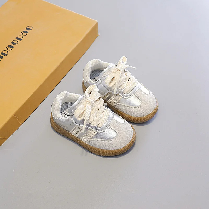 Kids Shoes Toddler Sneakers Children Skateboarding Shoe Grey Color Infant Boys Girls Baby Trainers 250226