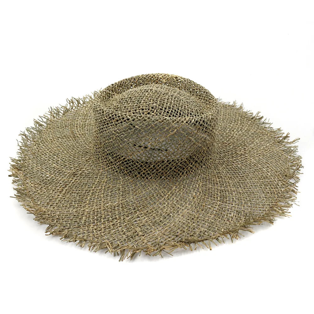 5 Styles Straw Summer Hat for Women Sun Hats Beach Caps Sombreros Wide Brim Beach Side Cap Floppy Female Raffia Girl Caps 250218