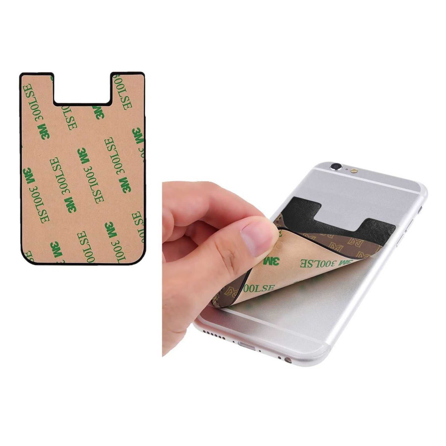 NXY Leather Mobile Phone Card Package Can Store Various Bank Cards Suitable For All Mobile Phone Cases Universal Card Holder Case Pouch Hip
