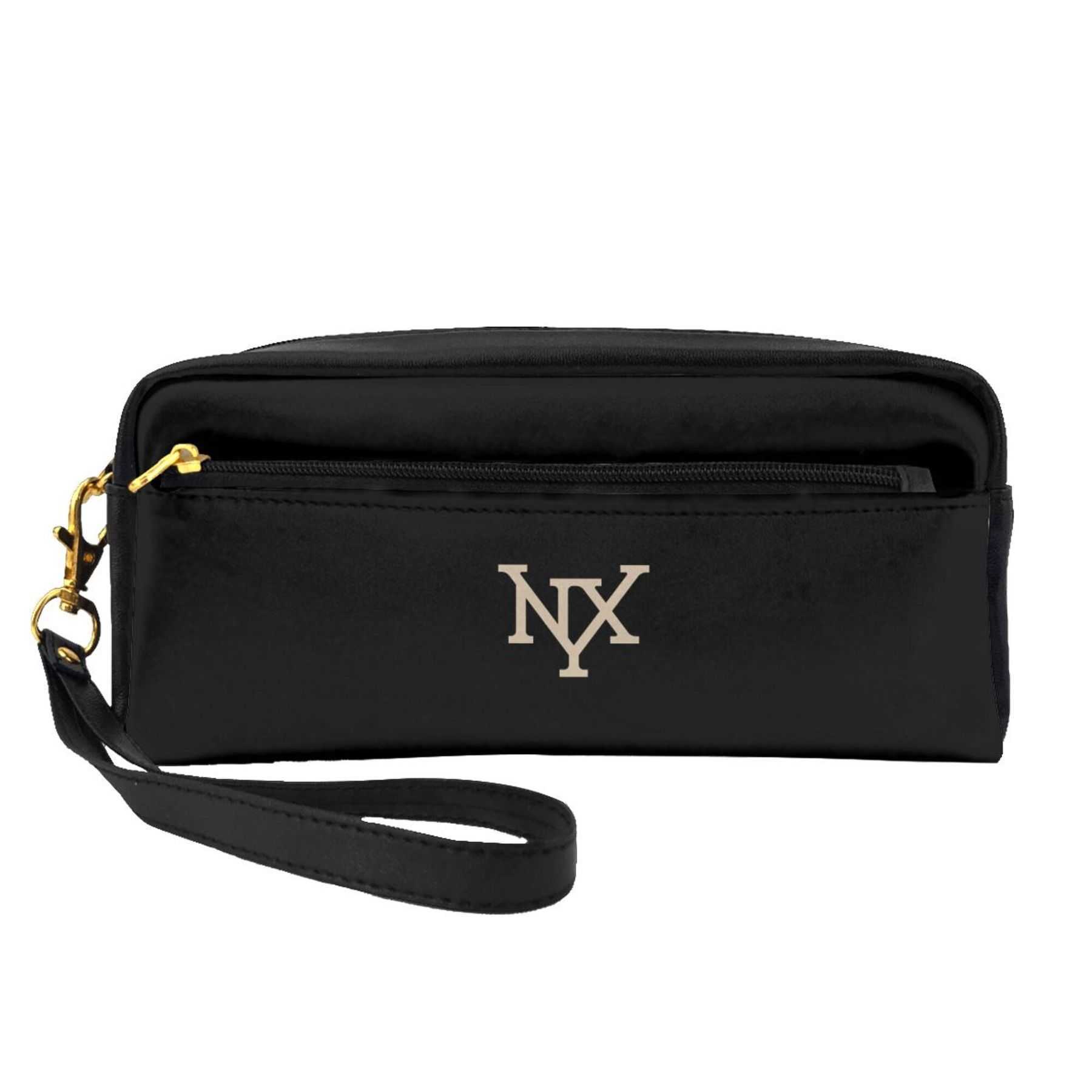 NXY PU Leather Zipper Toiletry Bag Portable Storage Bag Large Capacity Travel Makeup Bag Cosmetic Bags For Women Small Pencil Case Hip