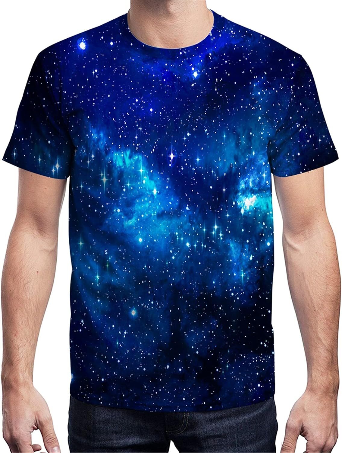 Mens T shirt Unisex 3D Graphic Print Shirts for Mens Women Casual Short Sleeve Tee Shirts Top tee Casual tops summer clothes Simple pattern cool