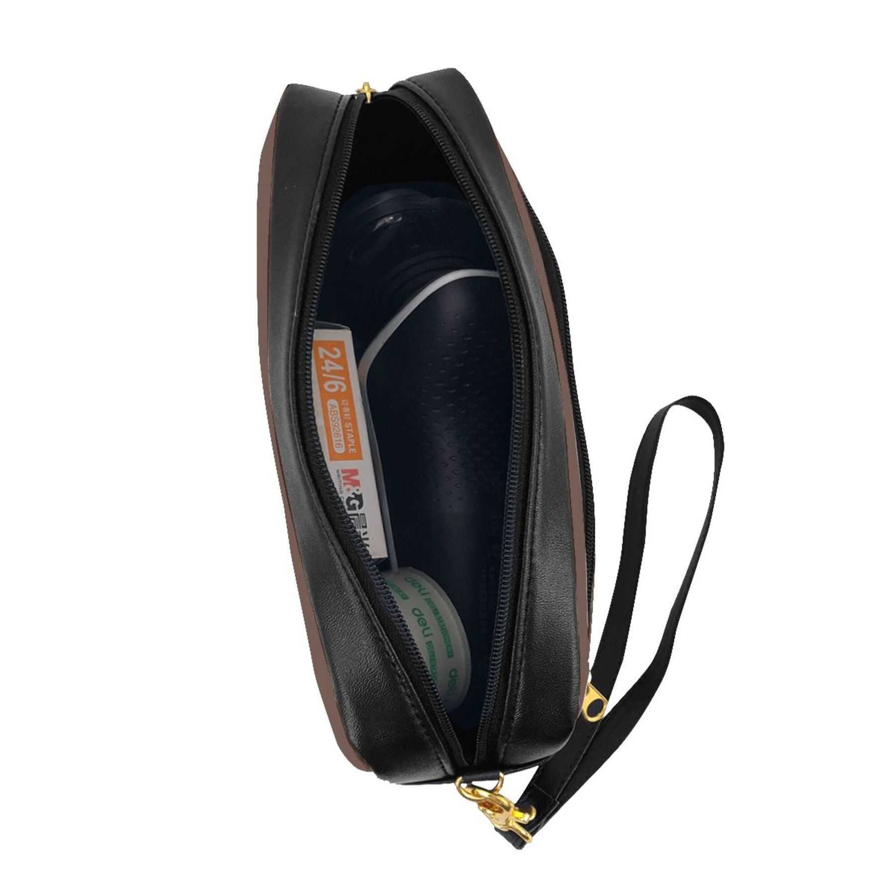 NXY PU Leather Zipper Toiletry Bag Portable Storage Bag Large Capacity Travel Makeup Bag Cosmetic Bags For Women Small Pencil Case Hip