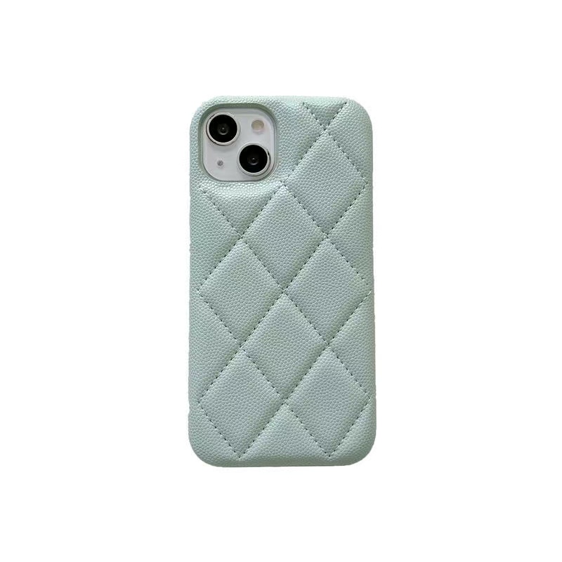 IPhone 1615 Promax Small Fragrant Style Lingge Luxury Apple 15 Lychee Pattern 13 Leather 12 Goddess Phone Case Classic Fashion Candy Color Phone Case