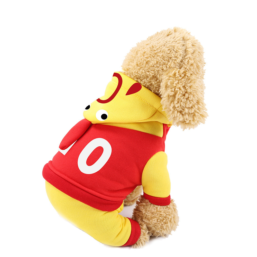 Fall - Winter Warm - up: Transforming Squeaking Chicken - themed Four - legged Pet Suits! Ideal for Active Medium - sized Dogs and Cats