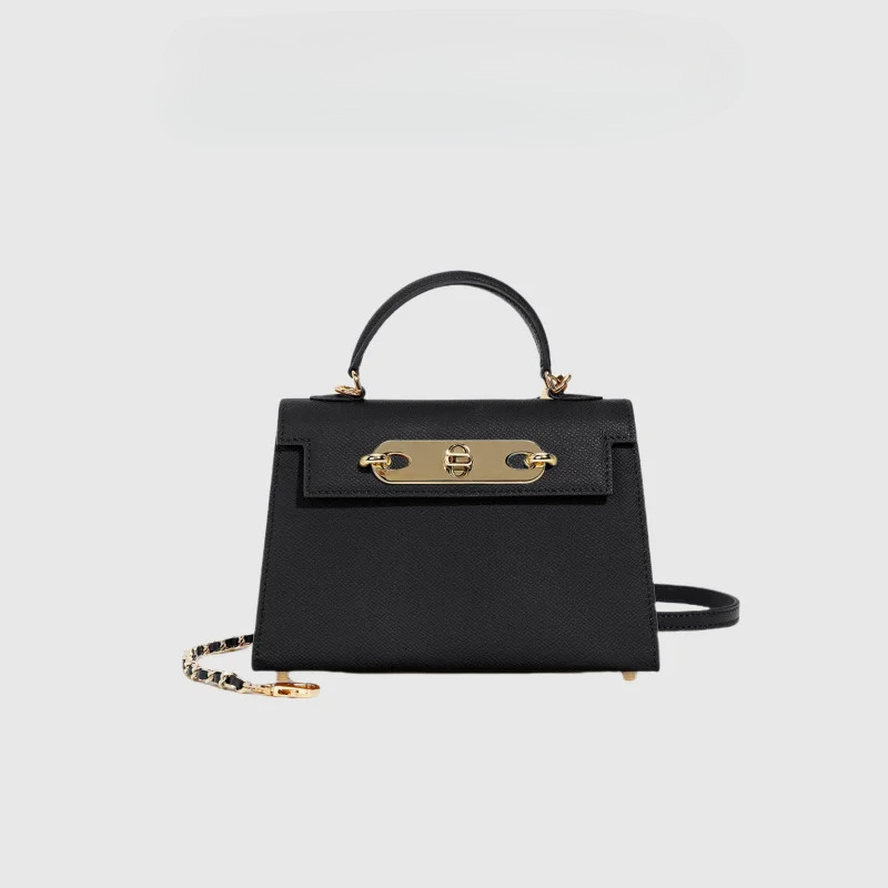 New Leather Women's Multifunctional Cowhide Handbag Designer Bag Chain Flip Mini Crossbody Bag Commuting Casual Bag Women's Handbag