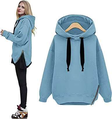 Top Classic Ladies Athletic Pullover Cotton Sweatshirt Loose Many Colors Crop Zip Up Hoodie For Women Best Price