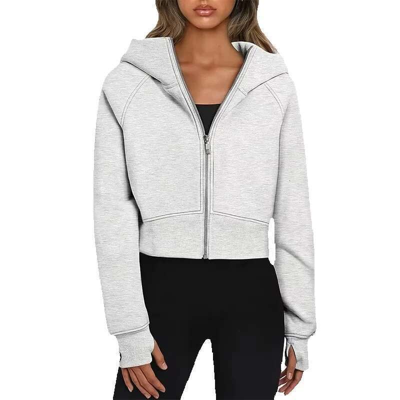 Liu Ming Custom Brand 2024 Fall Winter Fashion Women Clothing Casual Long Sleeve Zip Up Hoodie Coat Sweatshirts