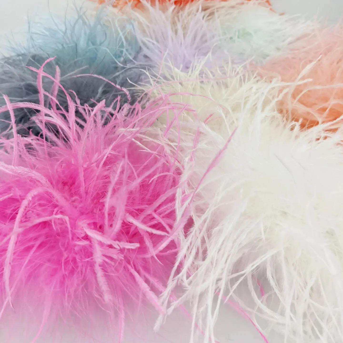 Real Ostrich Feather Brooch for Women Lapel Pins Hair Hat Accessories Vintage Floral Feathers Jewelry Gift 231012 250225