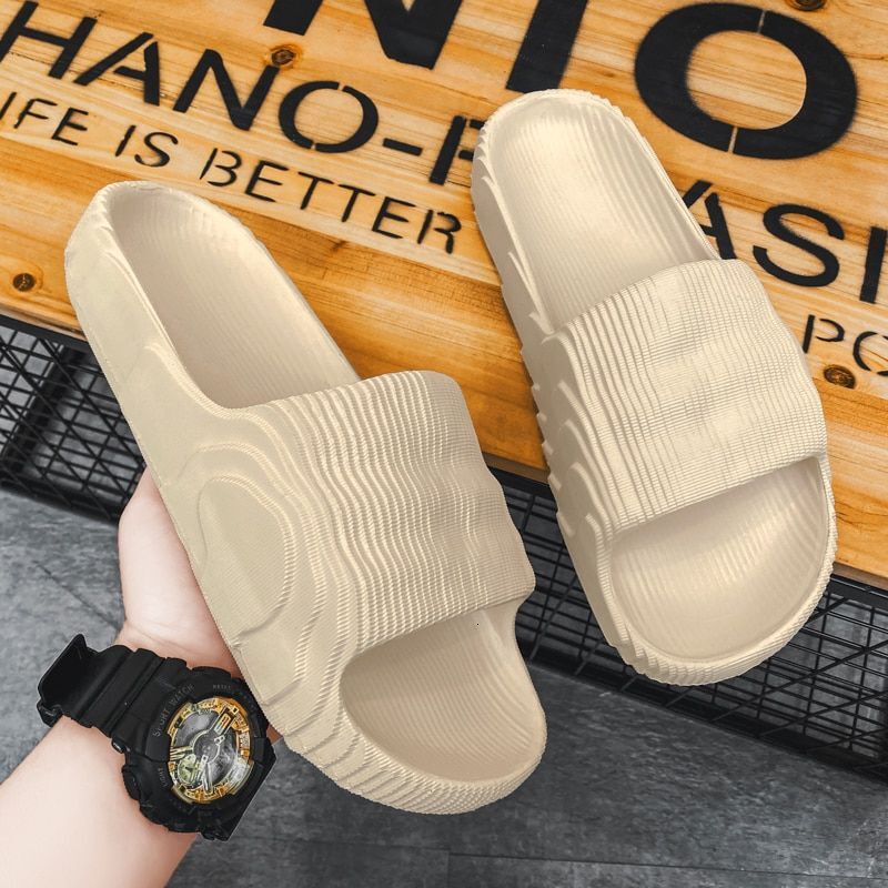 Hot11summer Men Women Outdoor Beach Thick Bottom Indoor Bathroom Non-slip Slippers Parent-child Shoes Sandals 2025 New