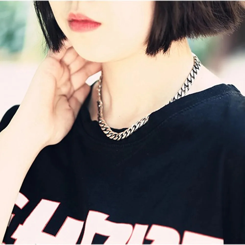 7mm BOCAI Real S925 Silver Jewelry Accessory Cuban Chain Fashion Punk Rock Hip-Hop Bold and Domineering Mens Necklace 250225