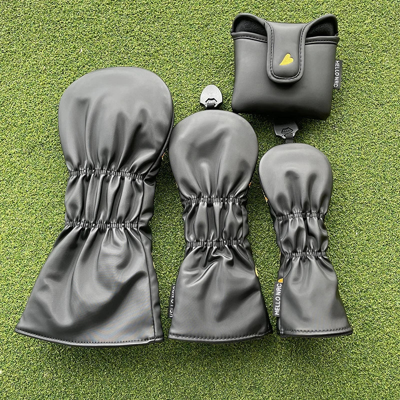 Mexican skull Golf Club Wood Headcovers Driver Fairway Woods Hybrid Cover Golf club head protective sleeveIceIce skeleton 250226