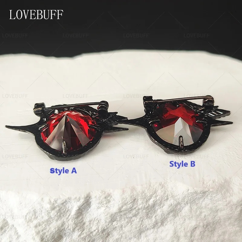 LOVEBUFF LAD Sylus Relentless Conqueror Enchanting Veil Crow Brooch Inspired Enamel Pin 250225