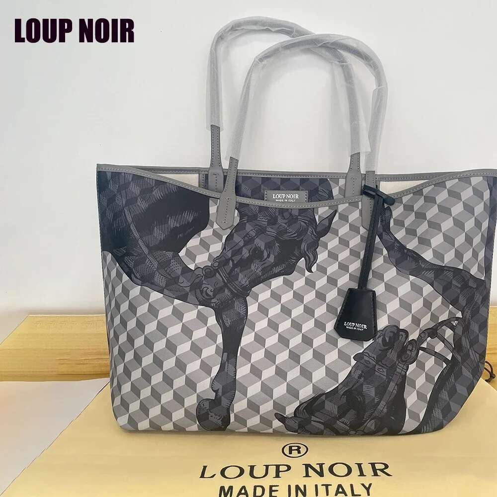LOUP Nolr New Womens Totebag Large Capacity Female Handbagsshoulder Women Bags High Qualitycasual Totes Sac Main Femme