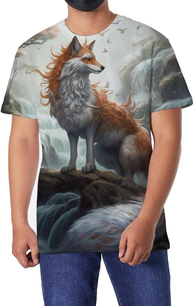 Mens T shirt Men's T-Shirt 3D Printed T-Shirt Novelty Graphics T-Shirt Crewneck Tees tee Casual tops summer clothes cool