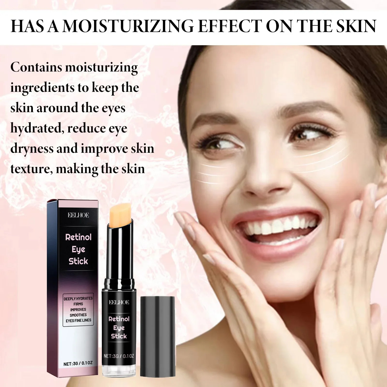 Anti Puffiness Aging Dark Circles Eye Bags Retinol Eve Cream Stick 250222