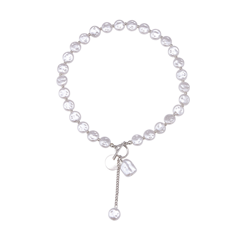 Baroque pearl necklaces in Europe and the United States pearl jewelry senior sense of gift necklace female