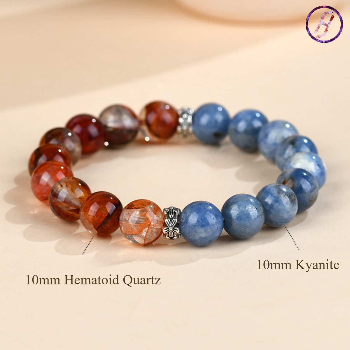2025 New Network Hit Nezha 2 Series A Variety of Original Bracelets Natural Crystal Hematoid Quartz Kyanite A Variety of Crystal Womens Bracelet Custo