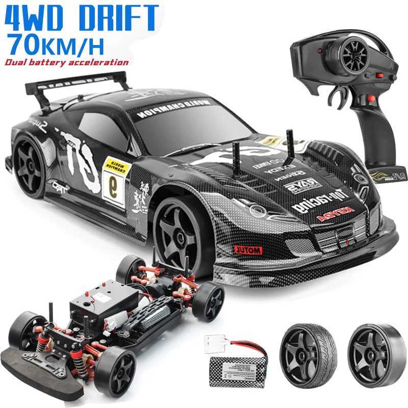 Electric/RC Car 1 10 70km/H Remote Control Car 4wd High Speed Drift 2.4g Rc Car Shock Absorber Anti-Collision Rc Toys Christmas Gift z250226