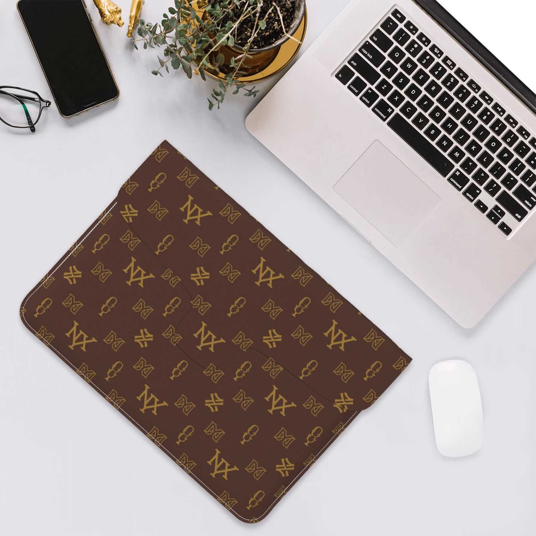 NXY High Quality Leather Laptop Sleeve Simplicity And Ultra-thin Laptop Bag Case Sleeve For Notebook Business Computer Bag Envelope Organizer Bag Hip