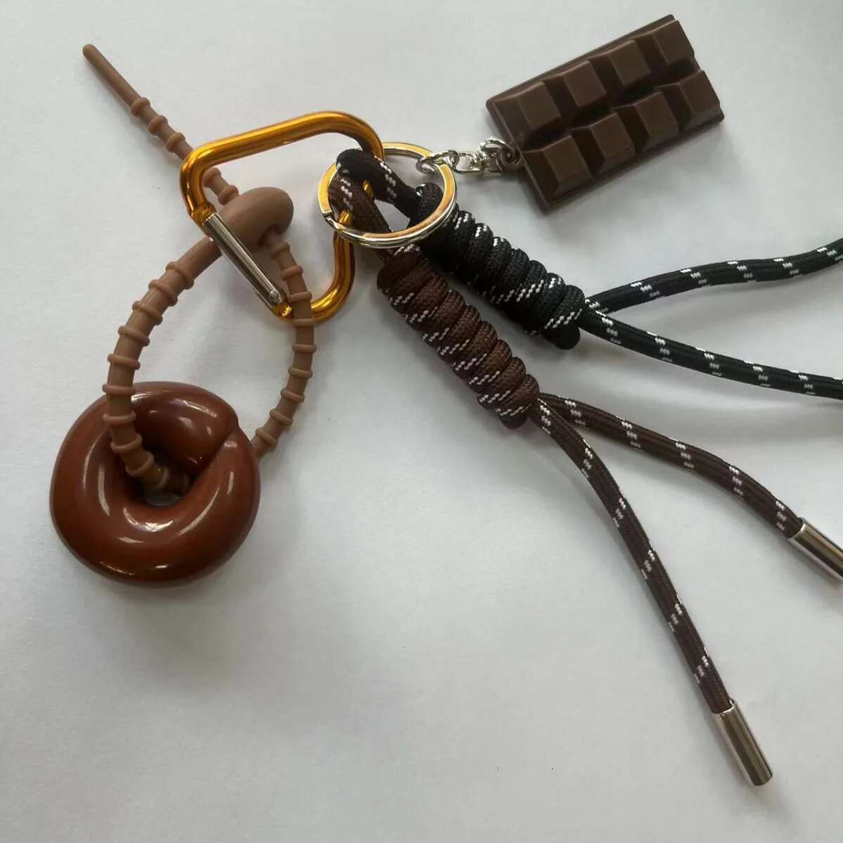 2024 New Winter Ins Same Alkali Water Bread Pendant Miu Style Niche Backpack Hanging Rope Bag Accessories