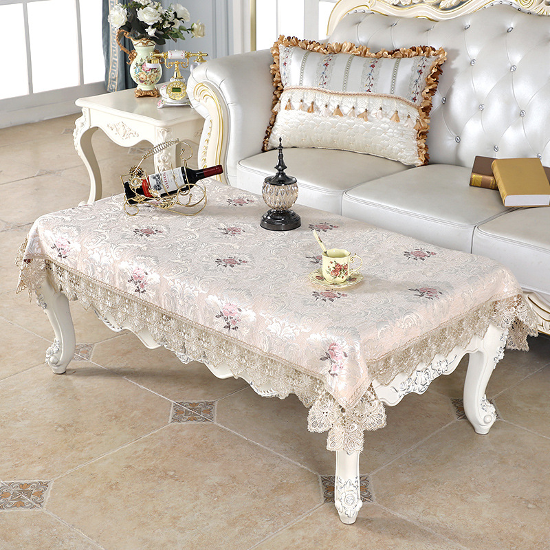 Jacquard High-end Household Tablecloth Dining Table Coffee Table Cover Tablecloth