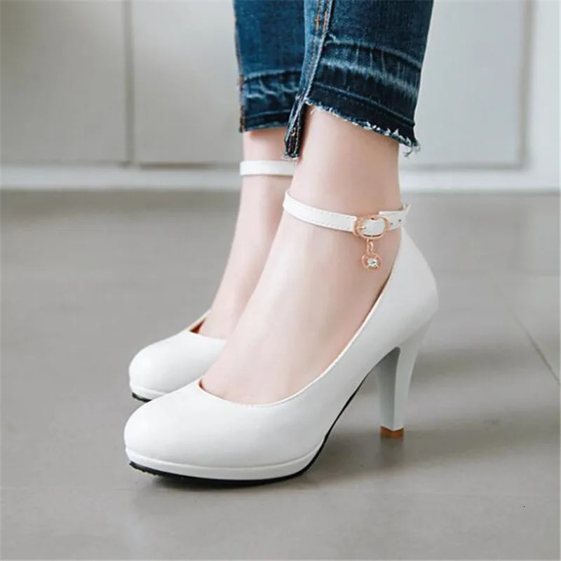 Childrens girls high heels childrens princess shoes fashionable and simple platform pump womens party 250225